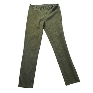 Calvin Klein Green Camo Ultimate Skinny Jeans Plus Size 33/16